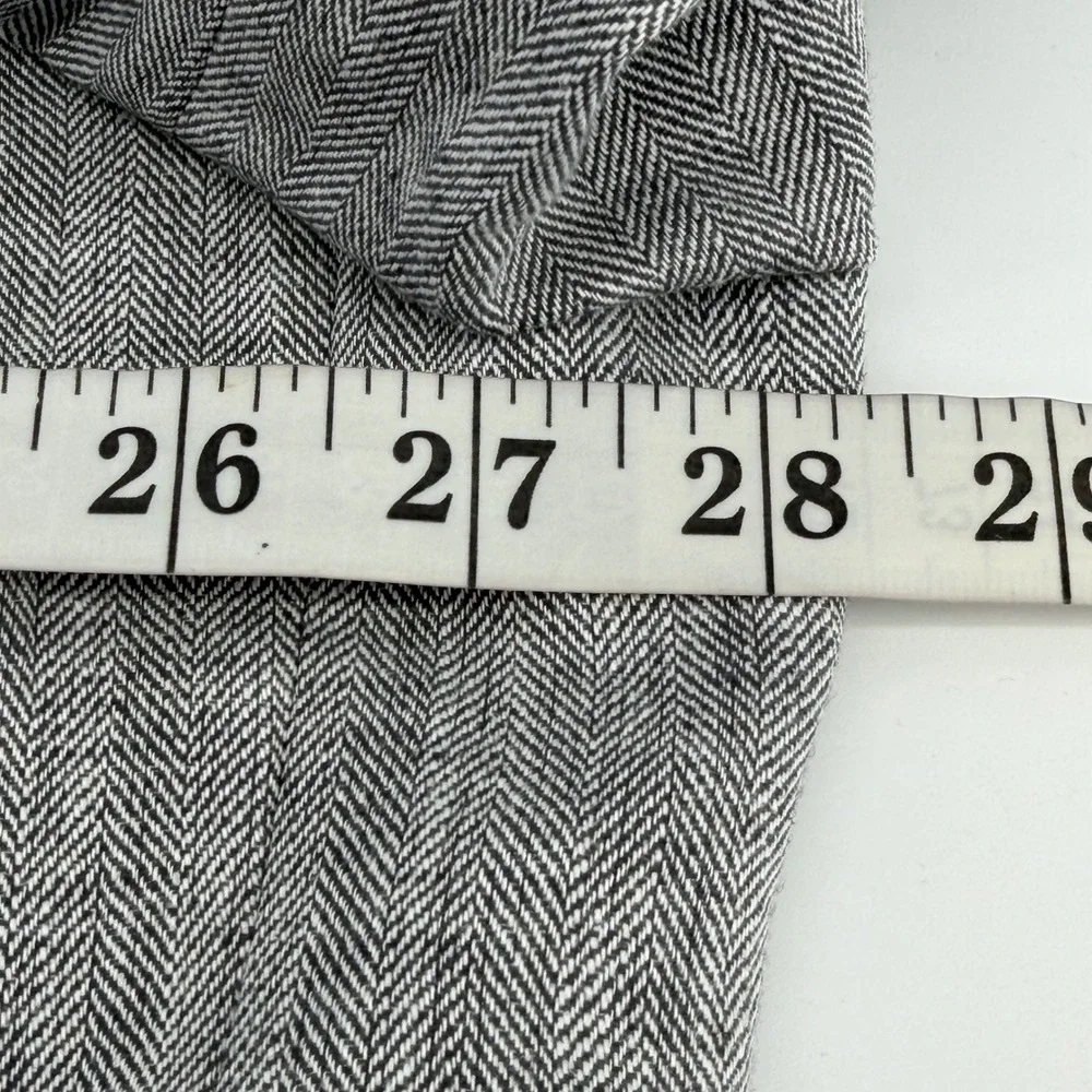 Stafford Sport Coat Mens 54 Long Grey Herringbone Linen Cotton Blazer Big & Tall